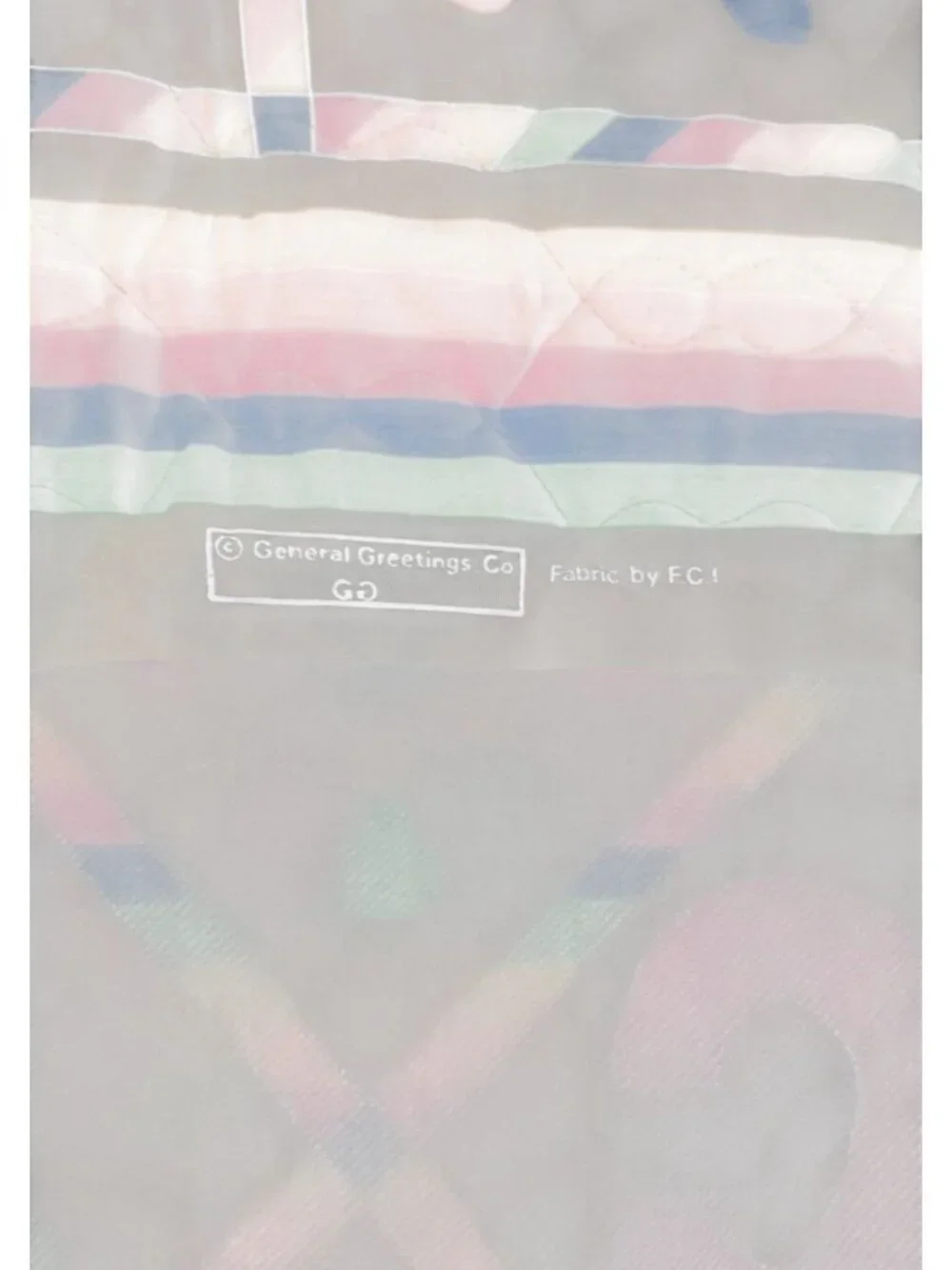 General Greetings Co. Fabric By F.C.I. BABY QUILT PANEL 48